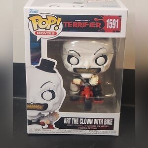 Funko Pop Art the Clown with Bike #1591 Terrifier